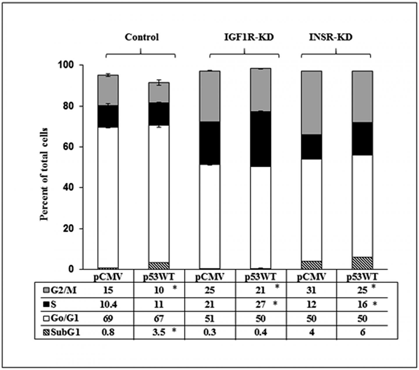 腫瘤抑制因子p53調(diào)節(jié)胰島素受體基因表達(dá)