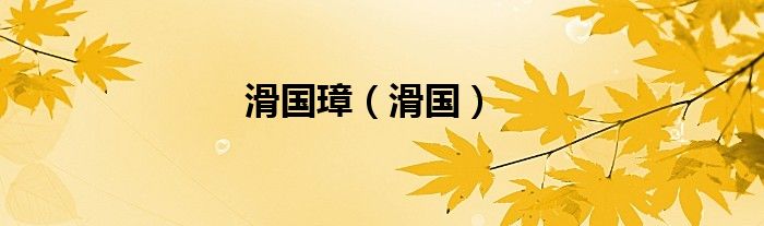 滑國璋（滑國）