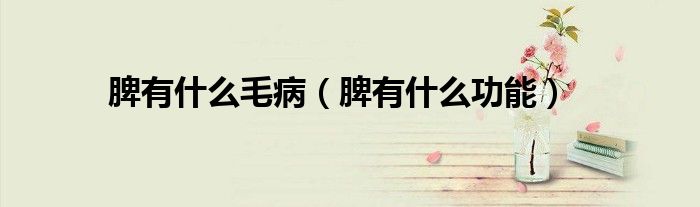 脾有什么毛?。ㄆ⒂惺裁垂δ埽?class='thumb lazy' /></a>
		    <header>
		<h2><a  href=